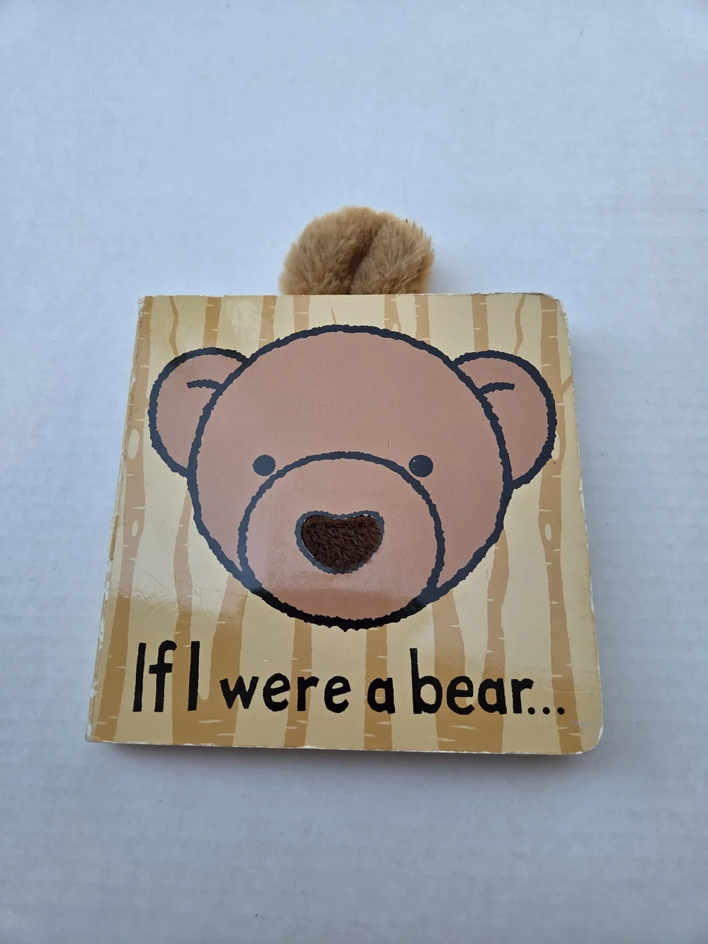 Jellycat If I Were a Bear Touch & Feel Board Book – Sensory Baby Book